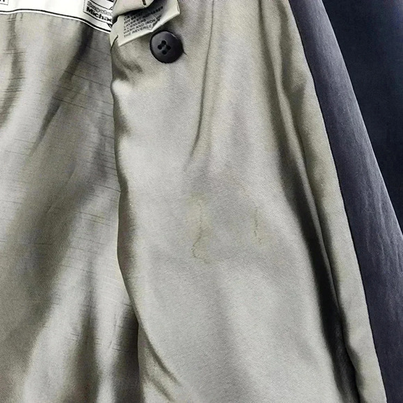 Bugatchi UOMO For Michael Jordan 100% Silk Gray Blazer Men's L - Picture 10 of 14
